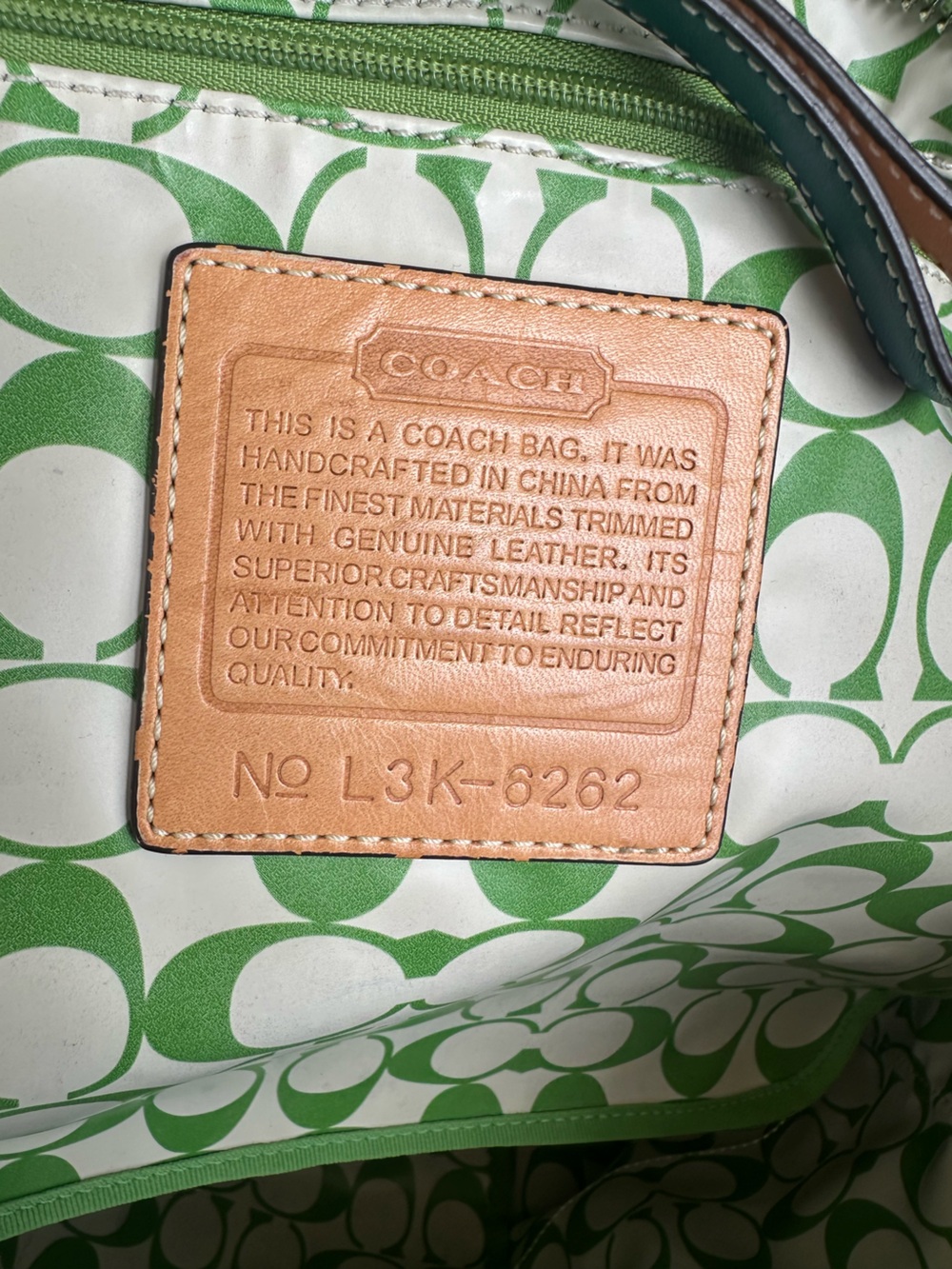 🍏Y2K Coach Hampton Large Tote 6262🍏 - Picture 9 of 9